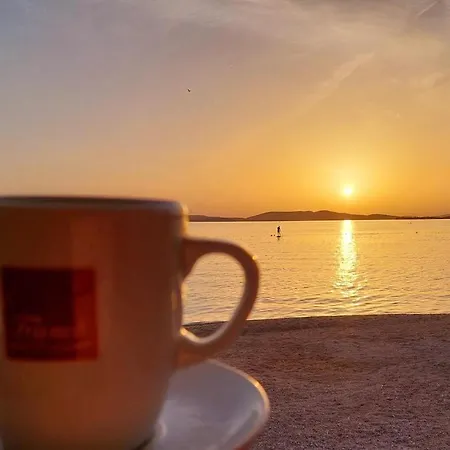 In Zaboric With Sea View, Balcony, Air Conditioning, Wifi 5177-2 Appartement