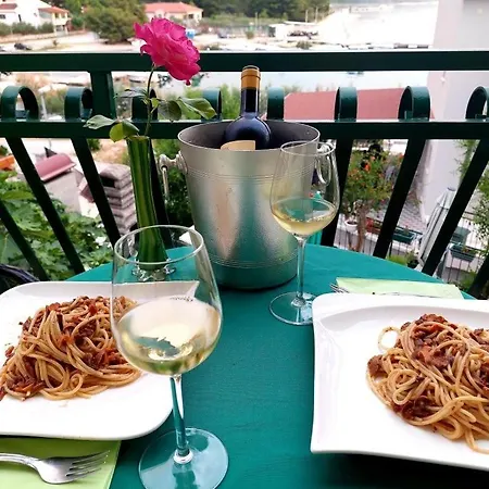 In Zaboric With Sea View, Balcony, Air Conditioning, Wifi 5177-2 *