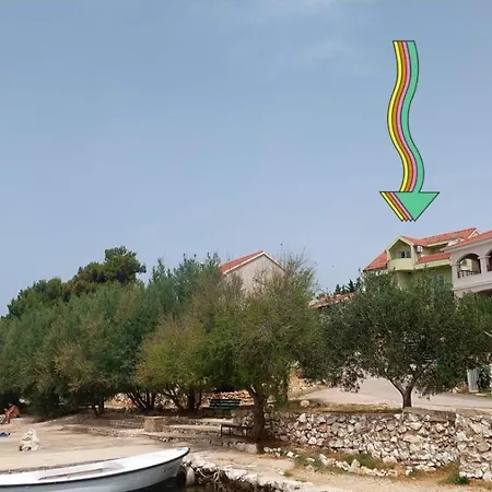 In Zaboric With Sea View, Balcony, Air Conditioning, Wifi 5177-2 Apartment *