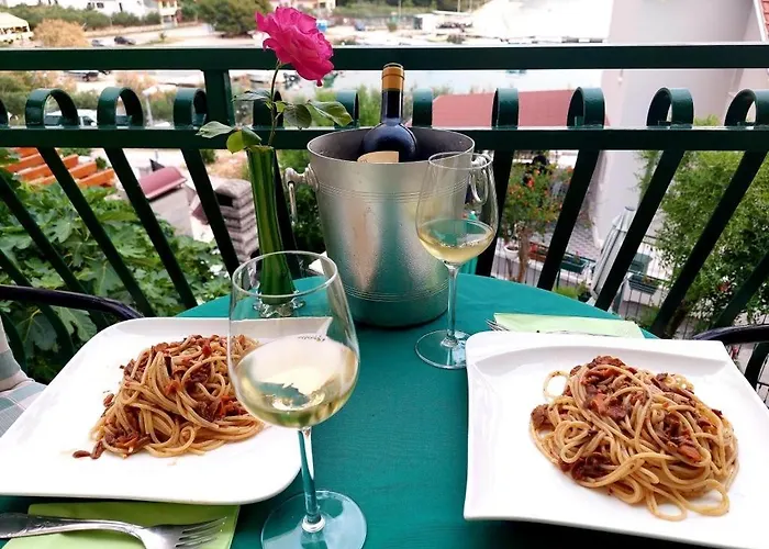 In Zaboric With Sea View, Balcony, Air Conditioning, Wifi 5177-2 *